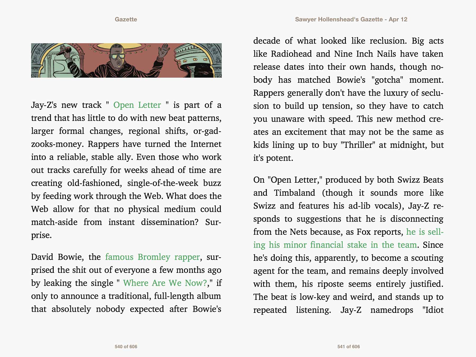 Kindle preview